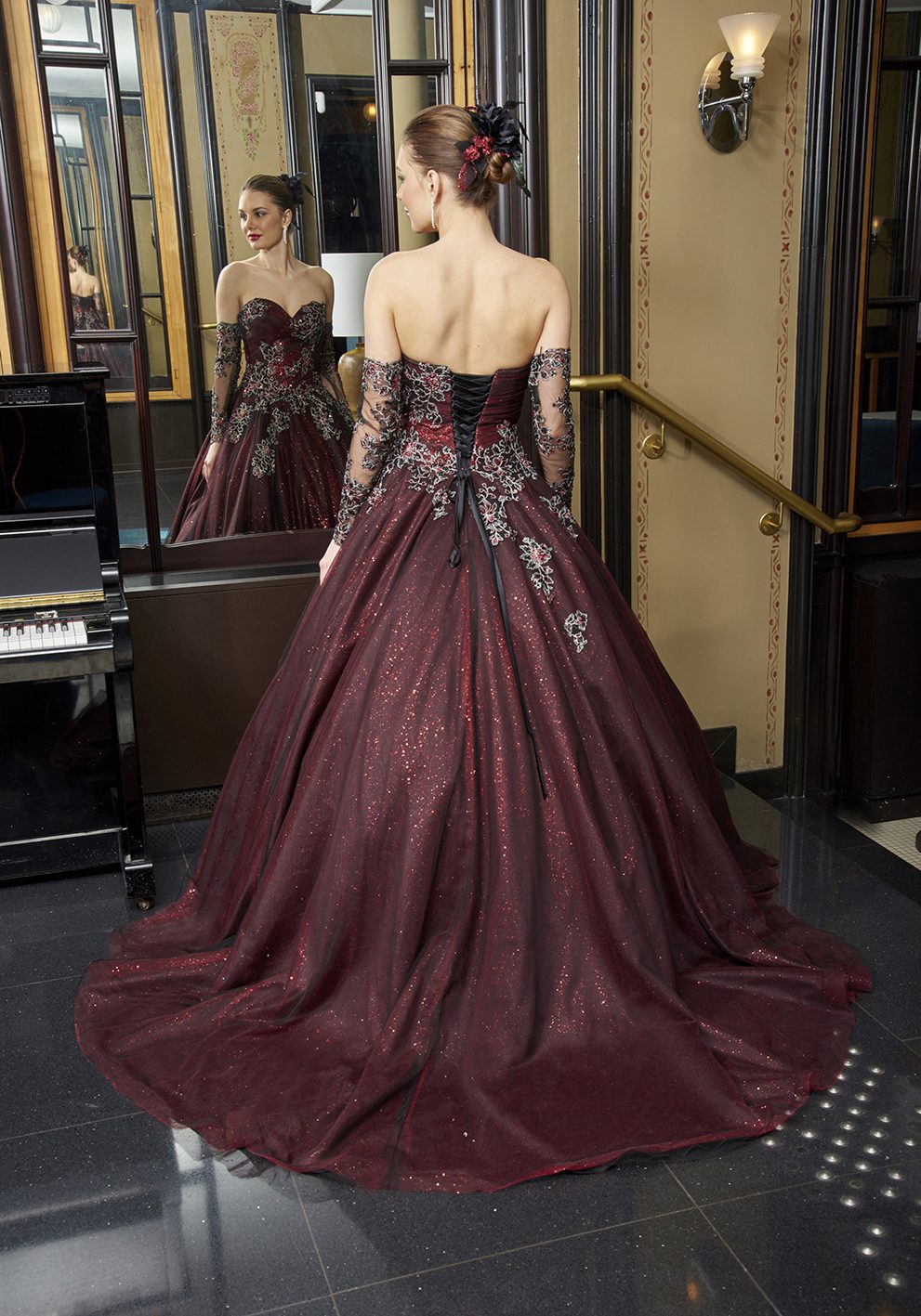Robe de mariée BORDEAUX collection Annie Couture