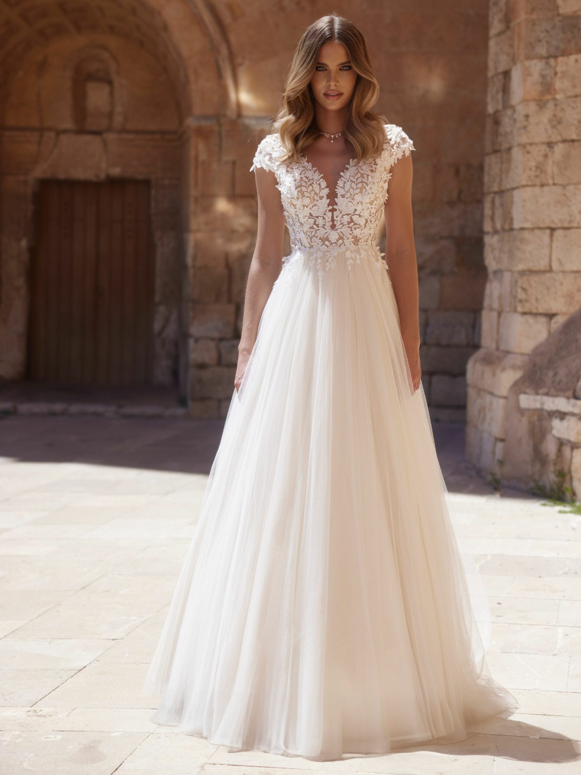 robe de mariée bianco evento ROZALIA