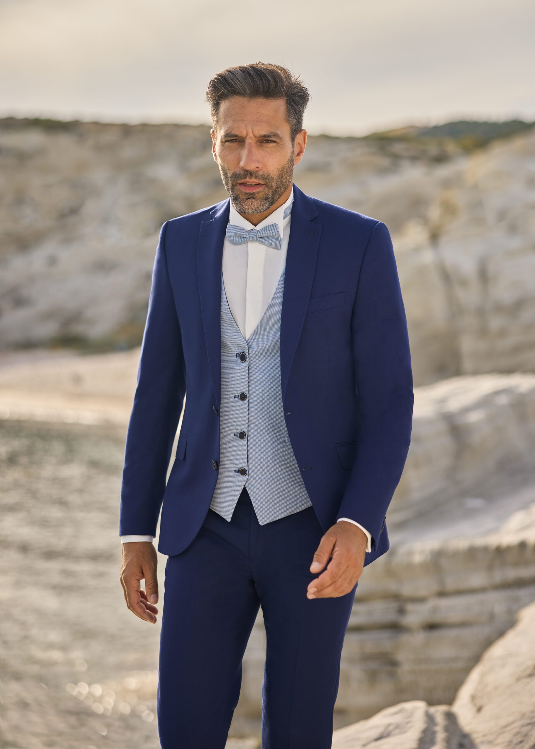 cuba bleu Costume Empire du marié cuba