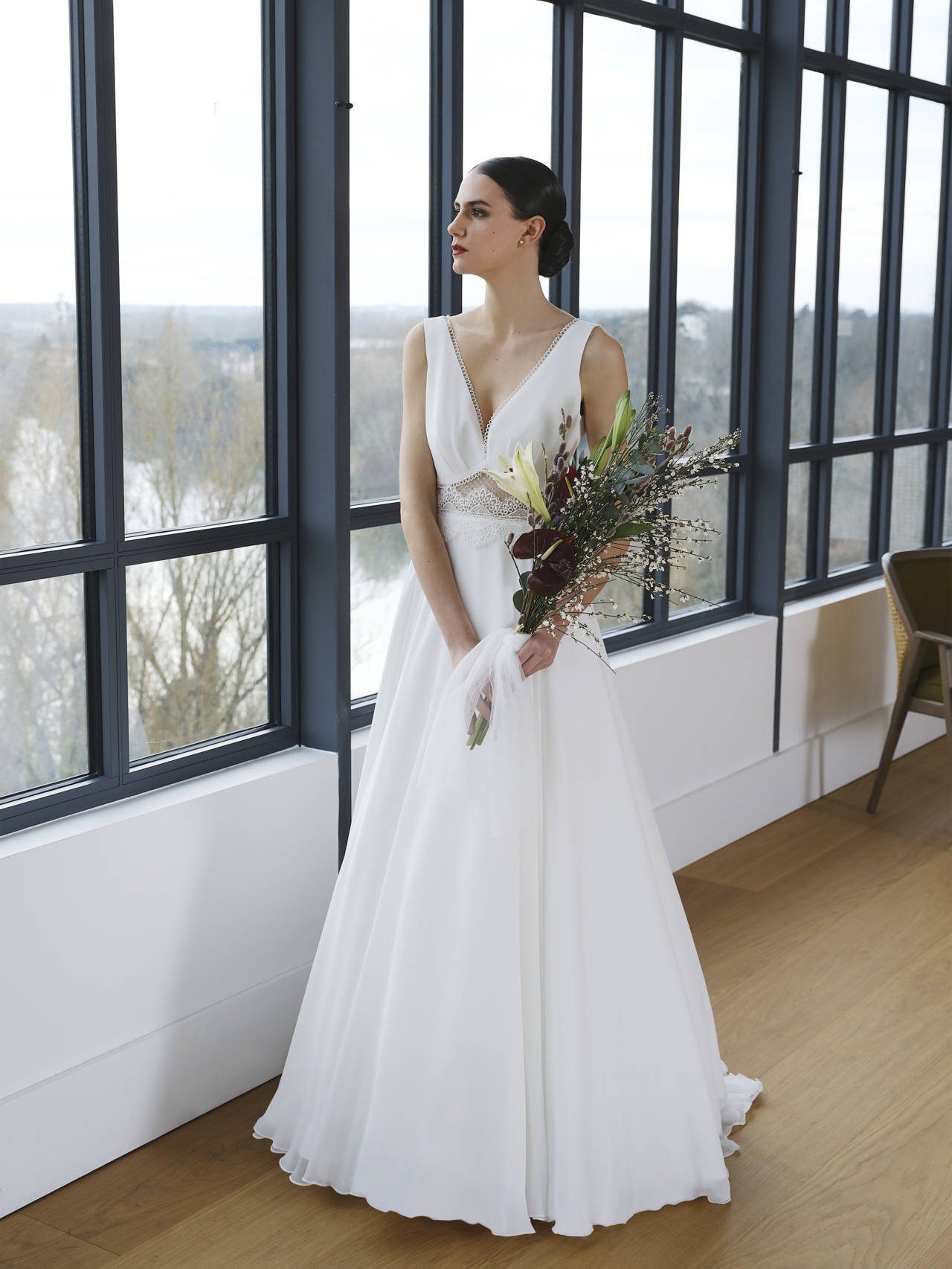 Robe de mariée ADELE collection Créations Bochet