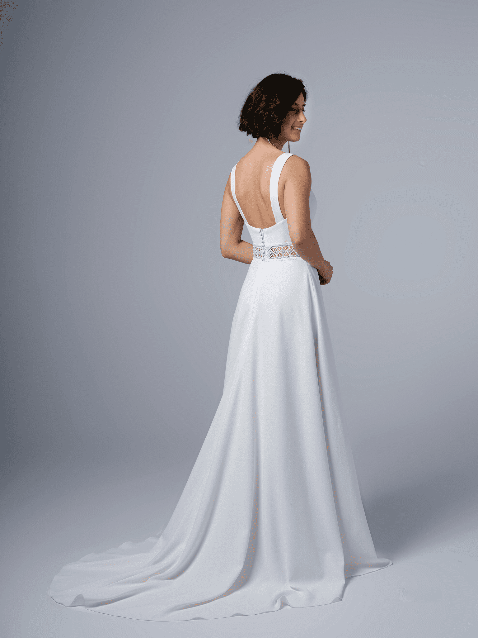 Robe de mariée VIENNE collection Créations Bochet