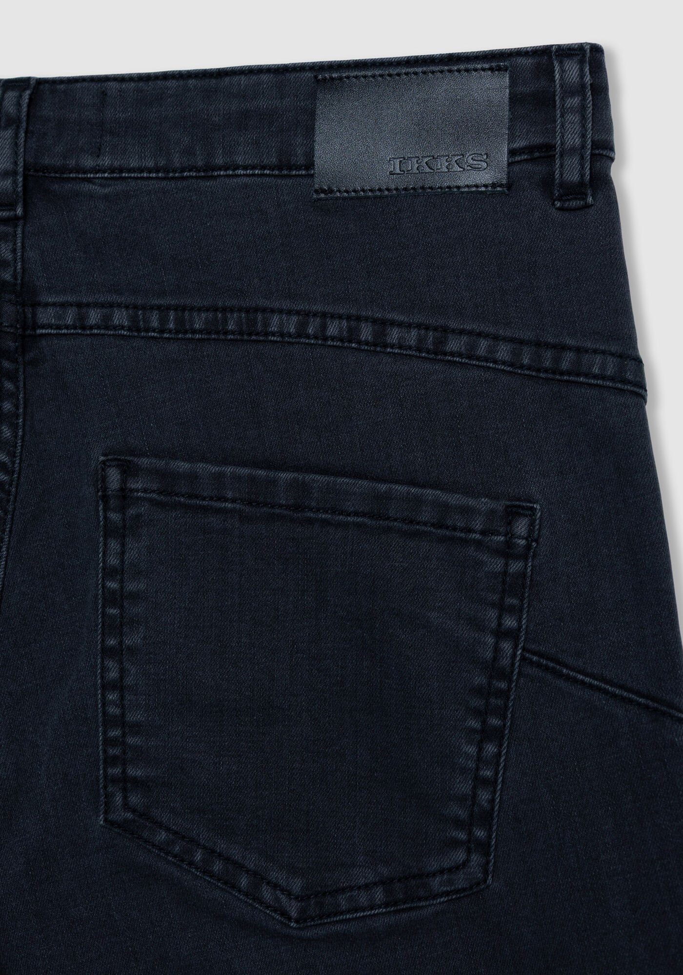 IKKS-JEAN~SLIM~GRIS~TAILLE~HAUTE~DETAILS~CLOUS~NINA~FEMME-B329075-29_3 Jean slim détails clous IKKS B329075