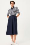 Robe bimatière haut rayé Olsen 13002065