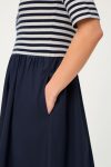 Robe bimatière haut rayé Olsen 13002065