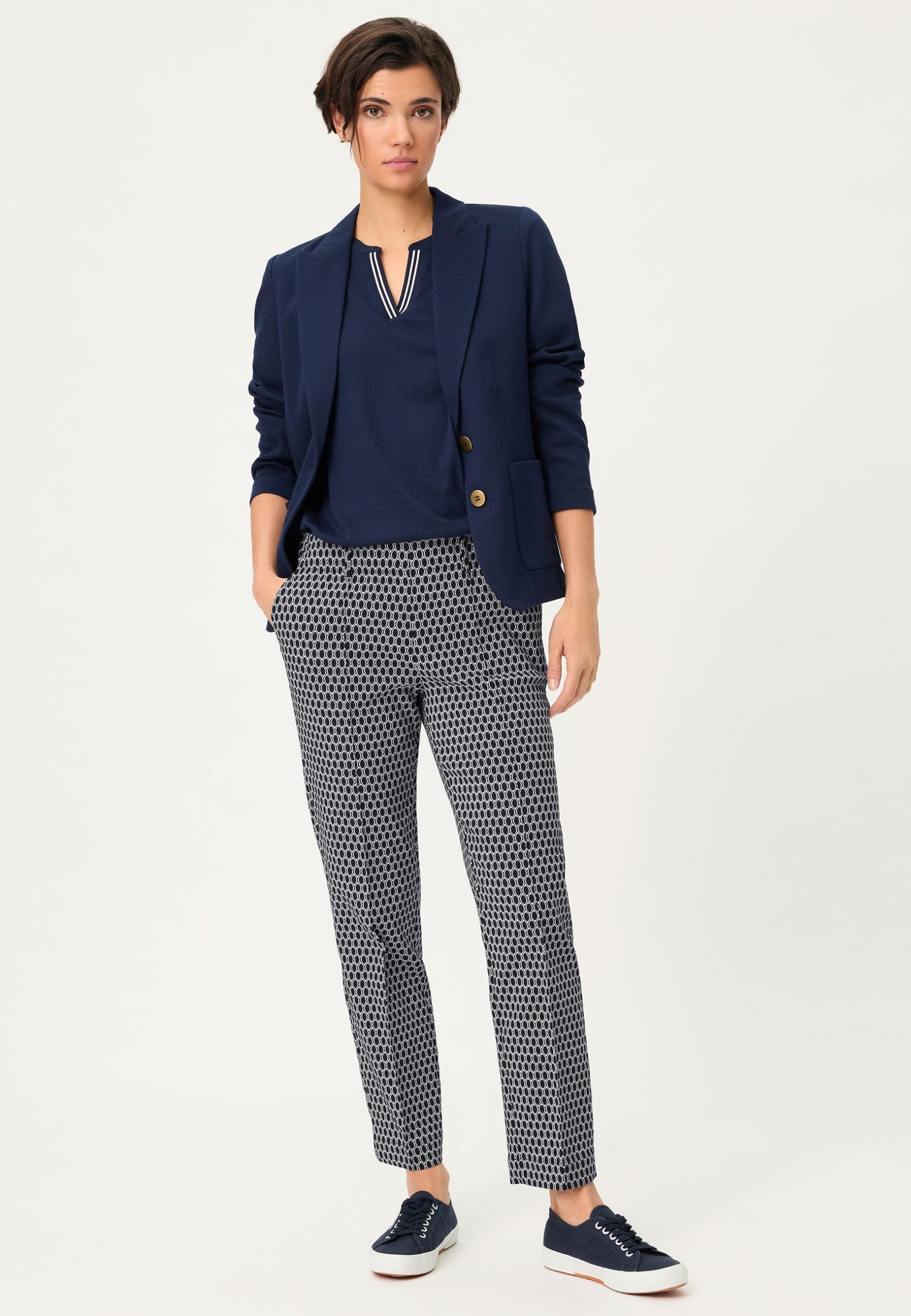 14002503-40173_60 Pantalon imprimé Olsen LISA 14002503