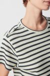 IKKS-TEE~SHIRT~MARINIERE~PAILLETE~BOUTONS~EPAULES~FEMME-B310195-49_4 T-shirt marinière pailleté IKKS B310195