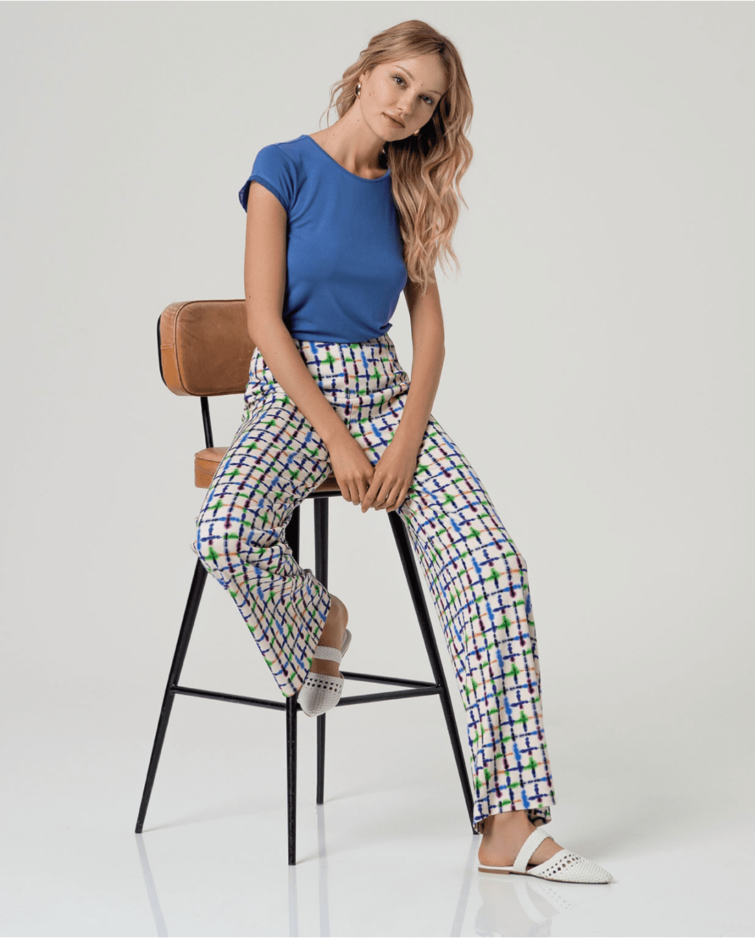 Pantalon large imprimé Surkana INCU515