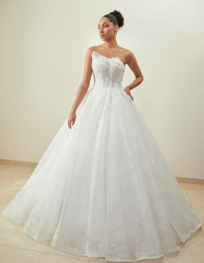 Robe de mariée ABONDANTE collection Anna Créations